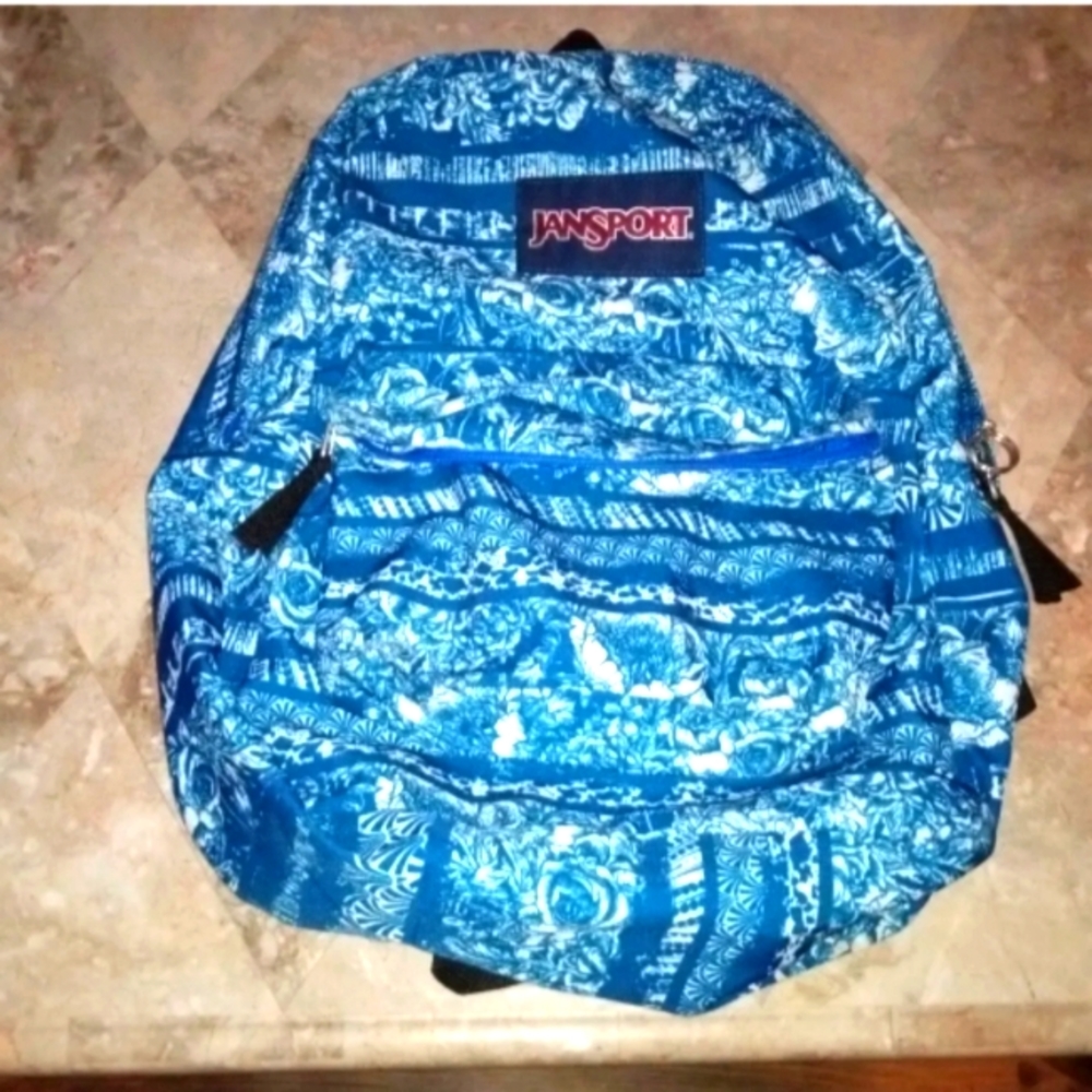 Large Jansport Super Break Midnight Sky Backpack Used Once
